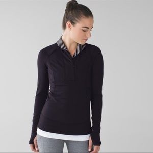 Lululemon Think Fast Pullover in Black